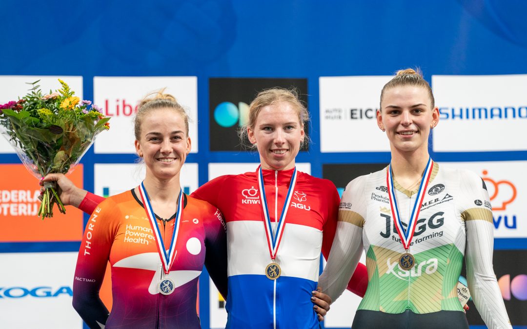 Juliet Eickhof tweemaal brons op NK baanwielrennen