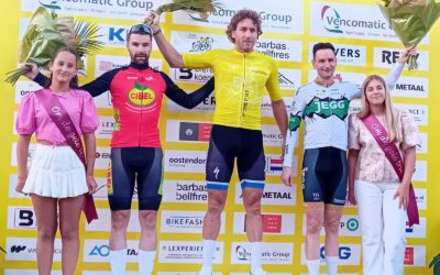 Jasper de Laat op het podium in Duizel en Tim Sanders in Lommel