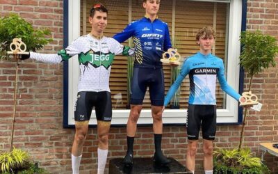 Leon de Roode 2e  in klimkoers Bocholtz en Adne Cappon  3e in het Luxemburgse Critérium Européen des Jeunes.