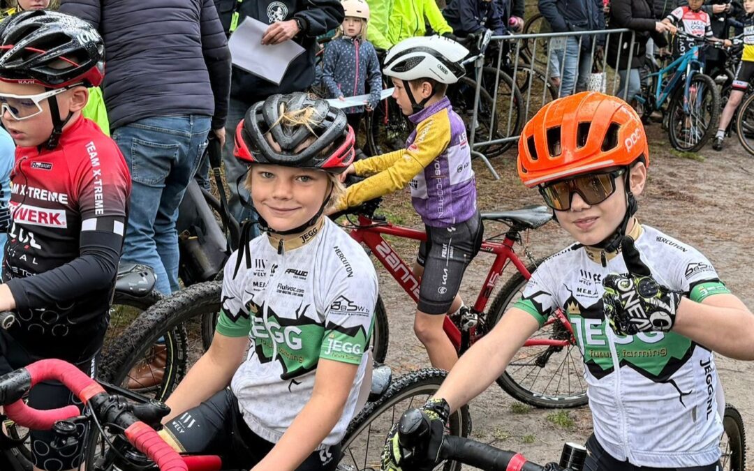 Strijdlustige jeugd JEGG-SKILL-DJR  op WBVC-cross Bergen op Zoom